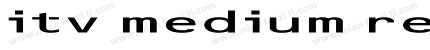 ITV Medium Regular字体转换
